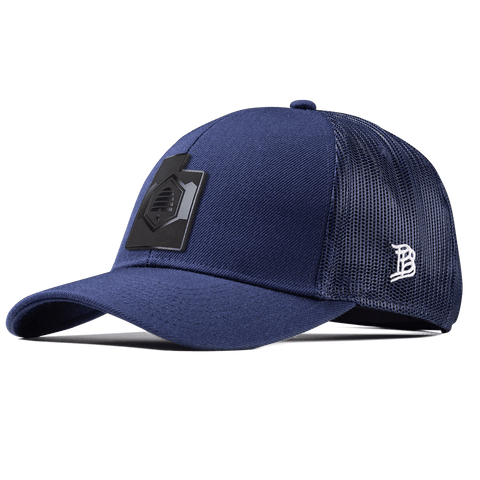 Utah 45 Midnight Stretch Snapback Trucker Navy