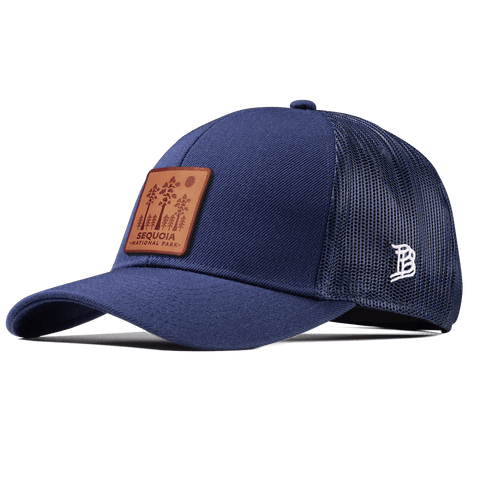 Sequoia National Park Stretch Snapback Trucker Navy