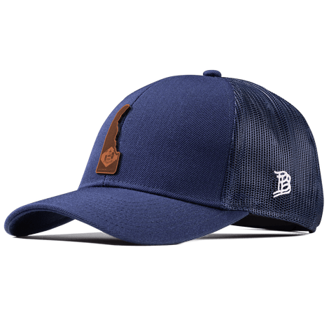 Delaware 1 Stretch Snapback Trucker Navy