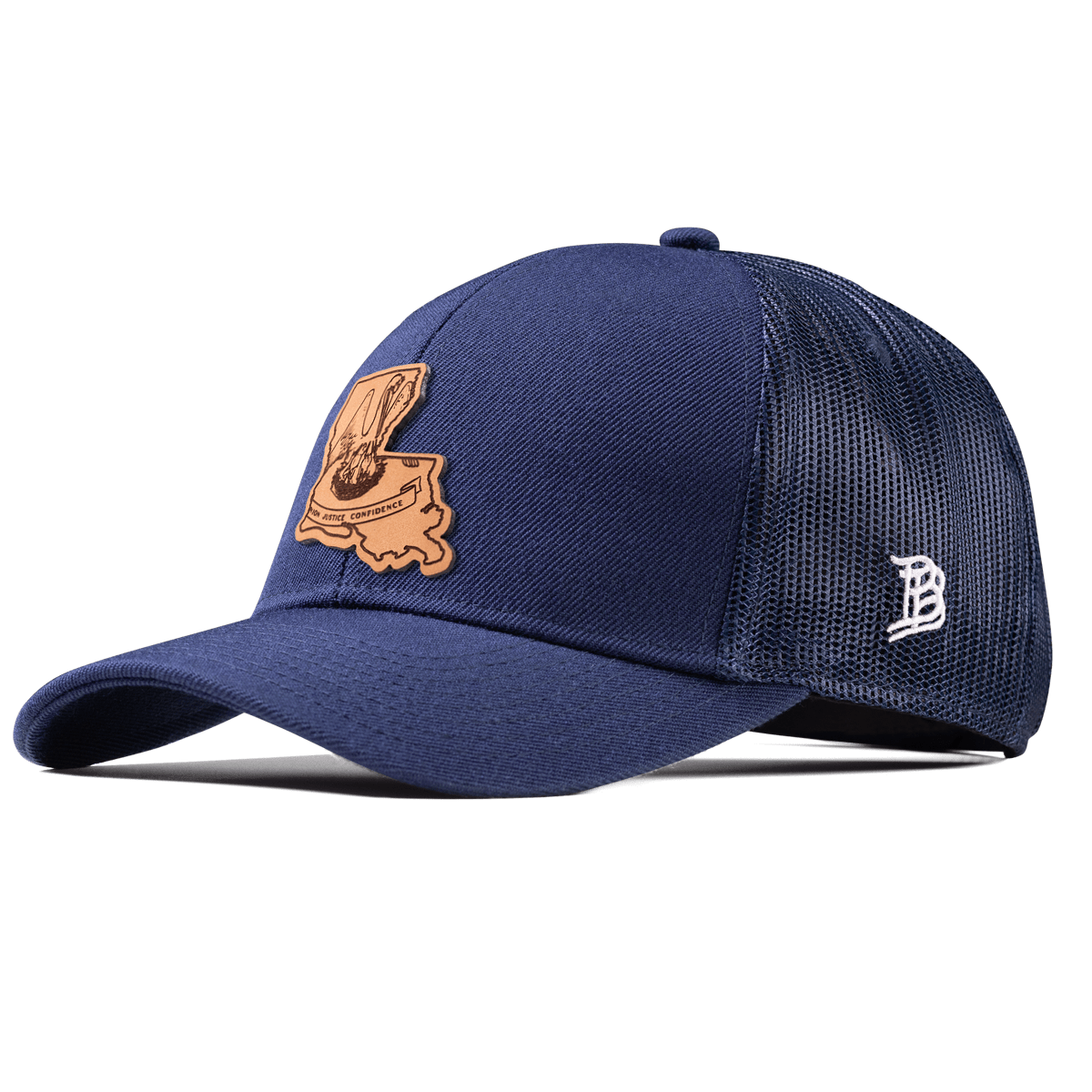 Louisiana 18 Stretch Snapback Trucker Navy