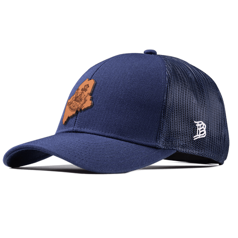 Maine 23 Stretch Snapback Trucker Navy