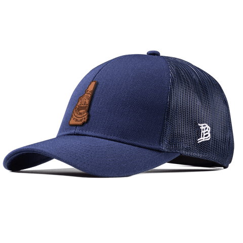 New Hampshire 9 Stretch Snapback Trucker Navy