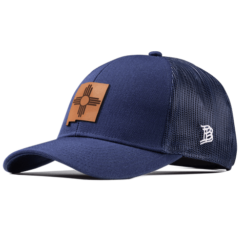 New Mexico 47 Stretch Snapback Trucker Navy