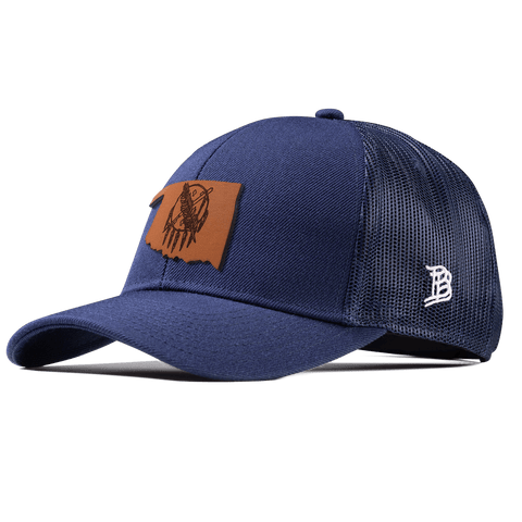 Oklahoma 46 Stretch Snapback Trucker Navy