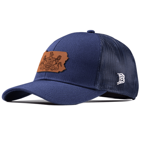Pennsylvania 2 Stretch Snapback Trucker Navy