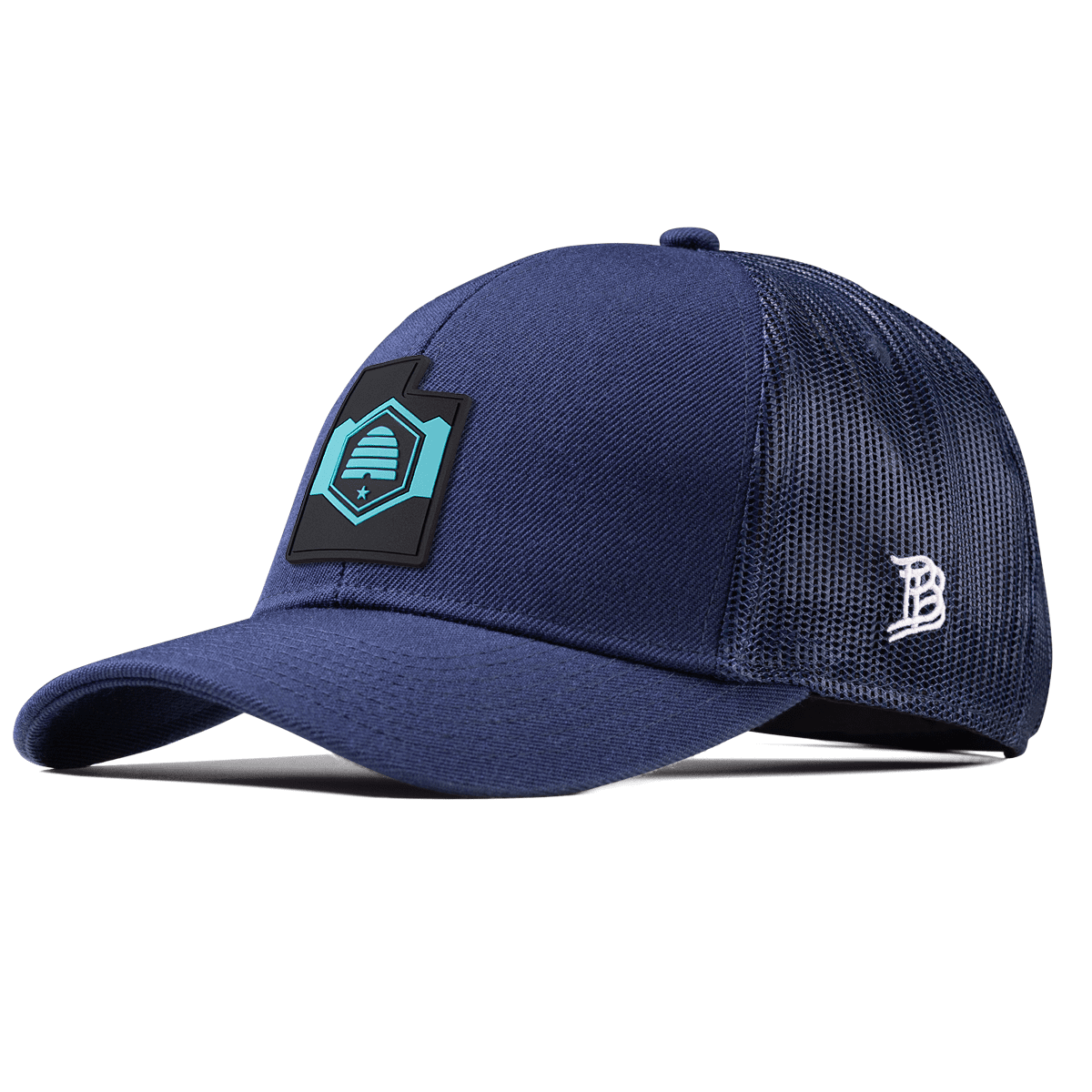 Utah Turquoise Stretch Snapback Trucker