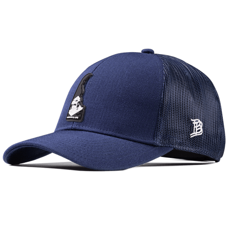 Delaware Vintage Stretch Snapback Trucker Navy