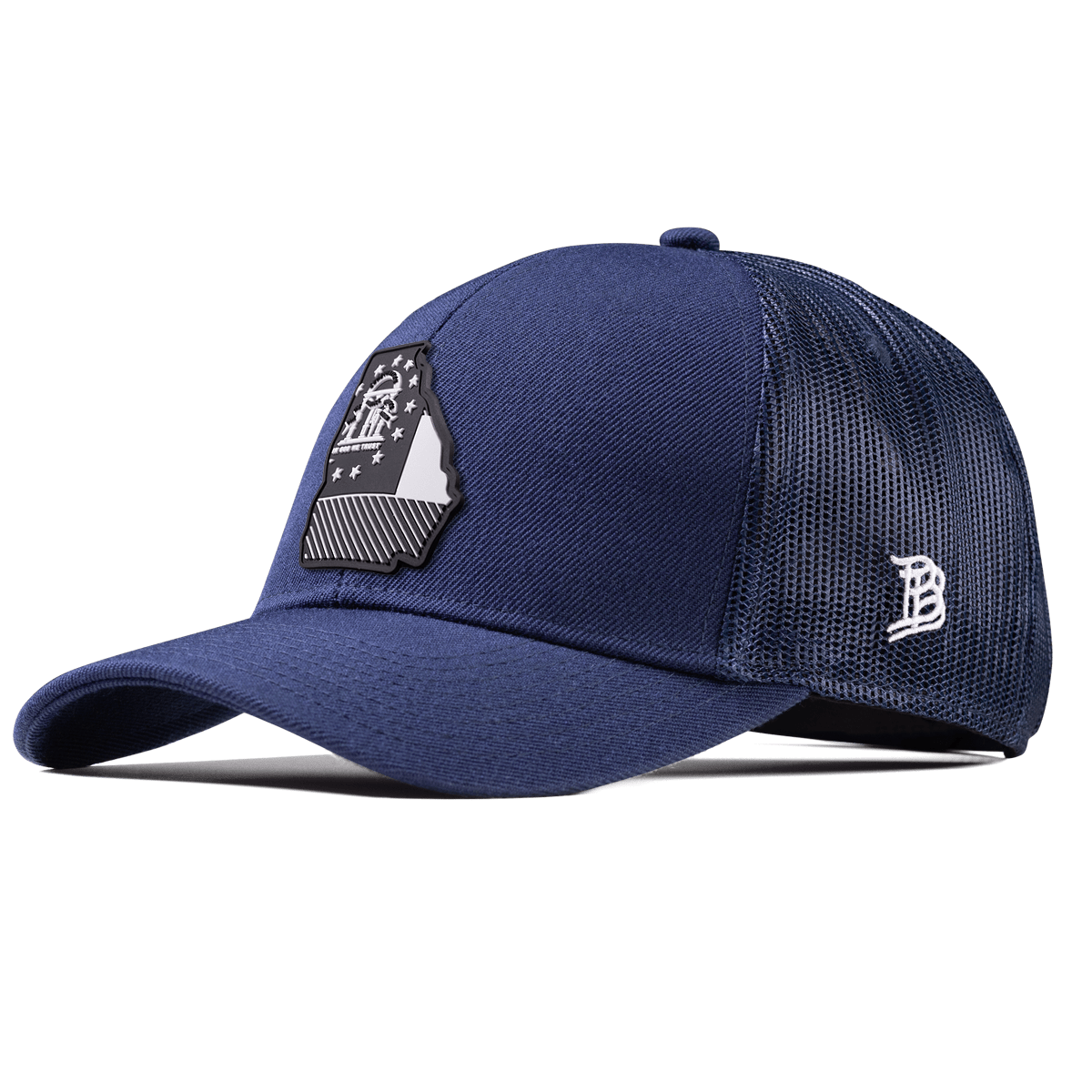 Georgia Vintage Stretch Snapback Trucker Navy