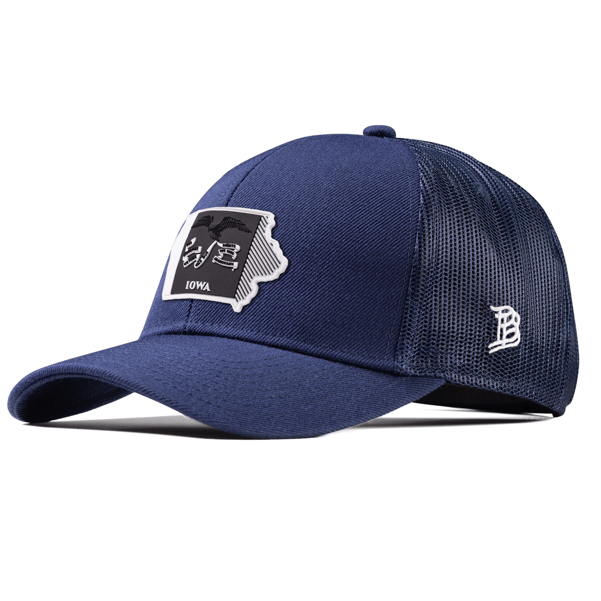 Iowa Vintage Stretch Snapback Trucker Navy