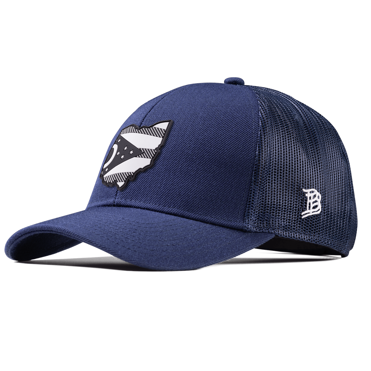 Ohio Vintage Stretch Snapback Trucker Navy