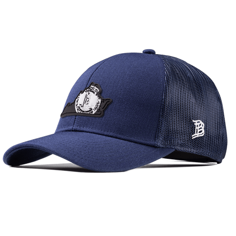 Virginia Vintage Stretch Snapback Trucker Navy