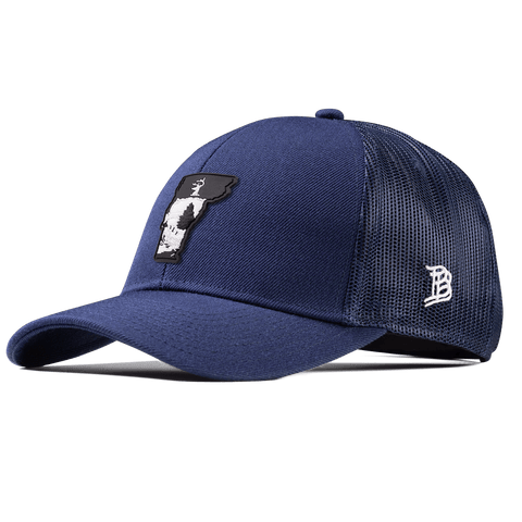 Vermont Vintage Stretch Snapback Trucker Navy
