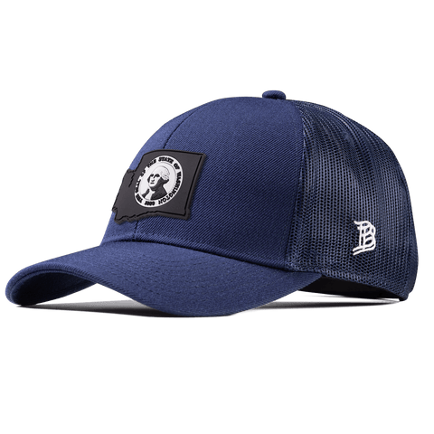 Washington Vintage Stretch Snapback Trucker Navy