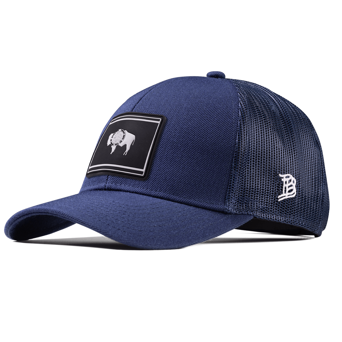 Wyoming Vintage Stretch Snapback Trucker Navy