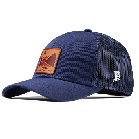 Zion National Park Stretch Snapback Trucker Navy