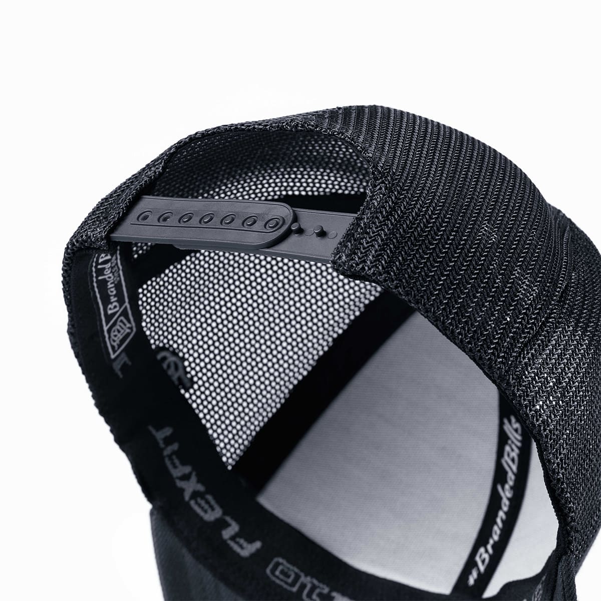 Midnight Horizon Flexfit Snapback Trucker Back Charcoal