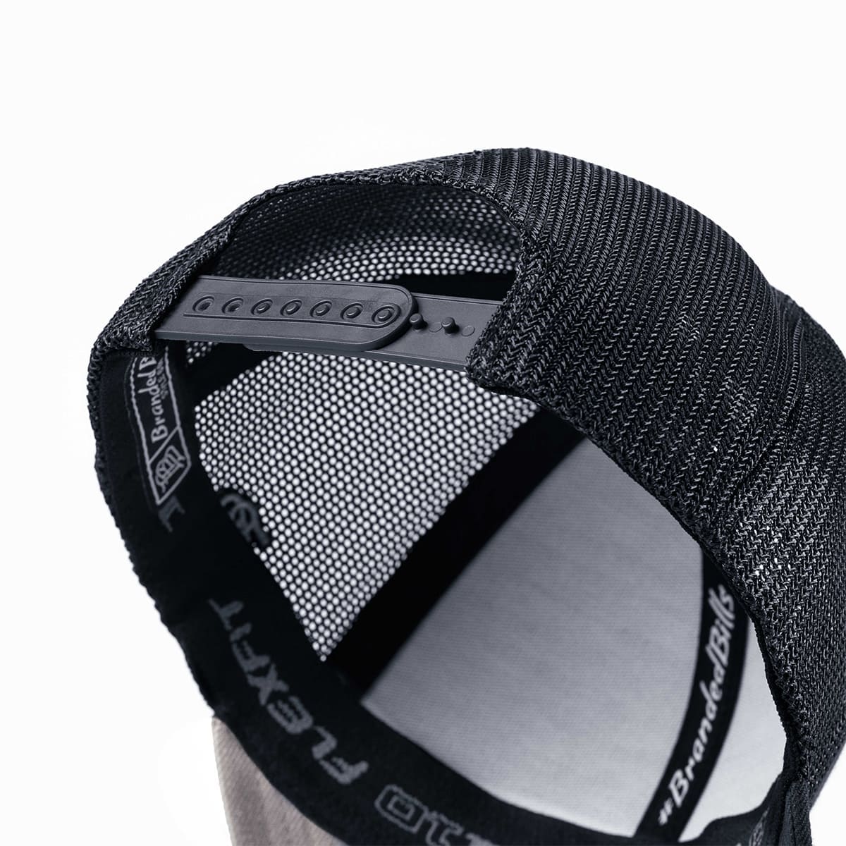 Midnight Horizon Flexfit Snapback Trucker Back Heather Gray