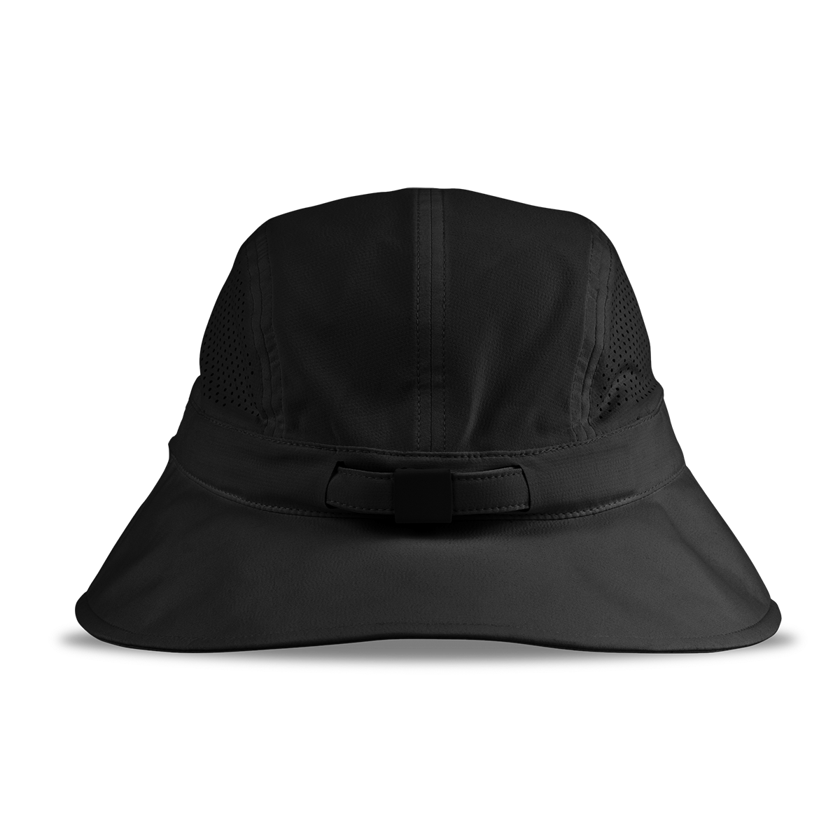 Mini Stealth Old Glory DualActive™ Performance Bucket Hat Back Black
