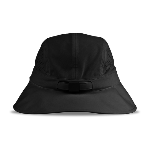 Mini Stealth Old Glory DualActive™ Performance Bucket Hat Back Black