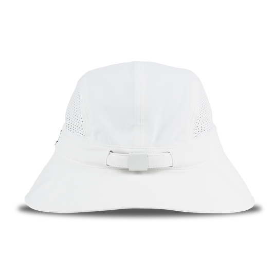 captain. DualActive™ Performance Bucket Hat Back White
