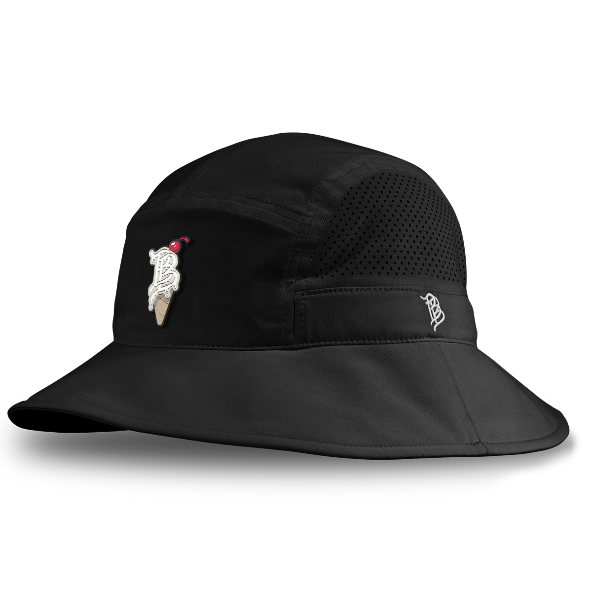 BB Drip Cone DualActive™ Performance Bucket Hat Black