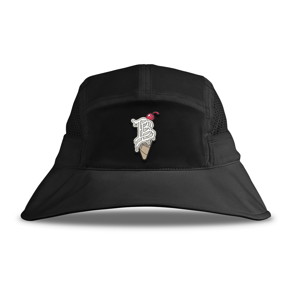 BB Drip Cone DualActive™ Performance Bucket Hat Black
