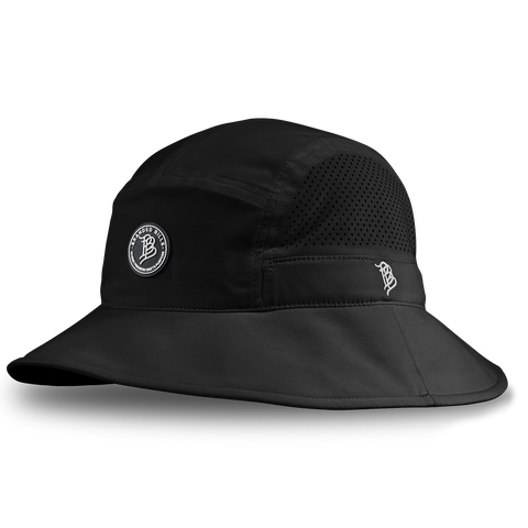 BB Premium Purpose PVC DualActive™ Performance Bucket Hat Black