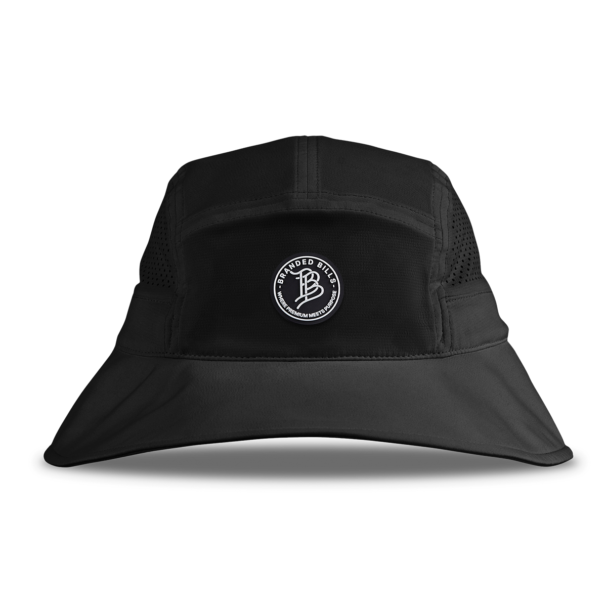 BB Premium Purpose PVC DualActive™ Performance Bucket Hat Black