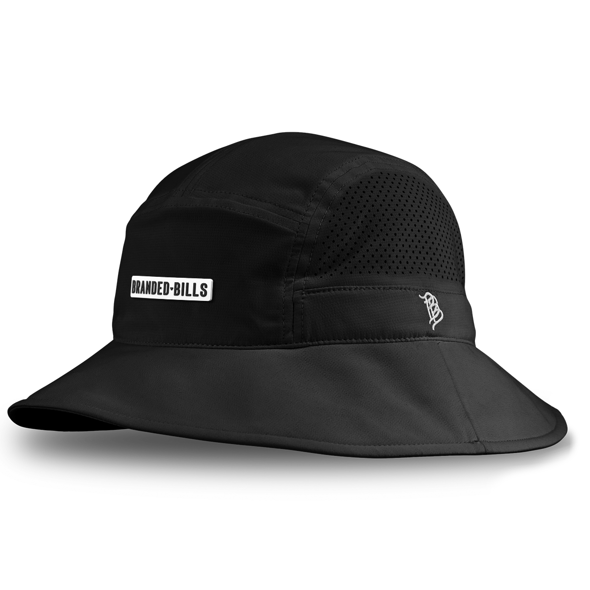 BB Stretch PVC DualActive™ Performance Bucket Hat Black