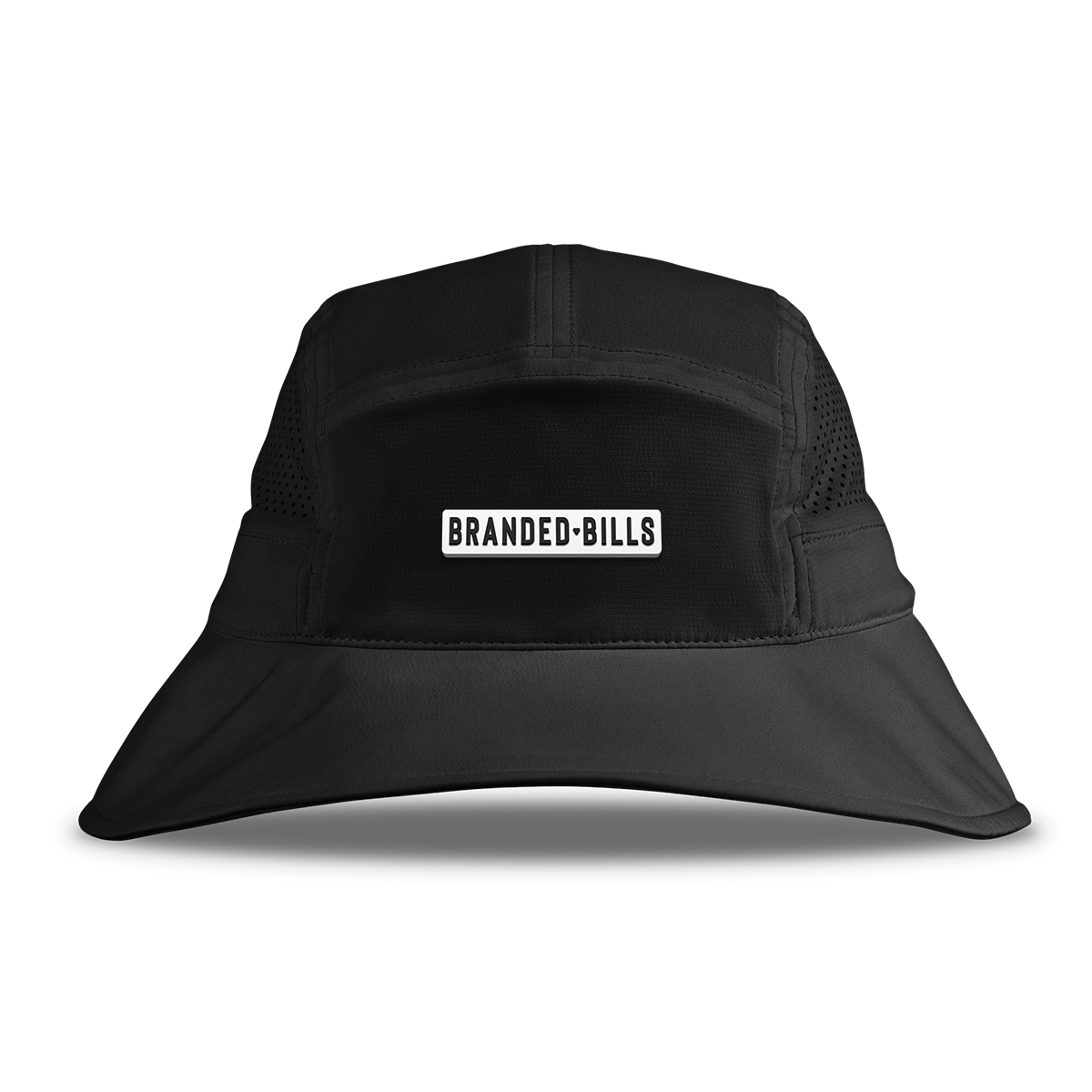 BB Stretch PVC DualActive™ Performance Bucket Hat Black