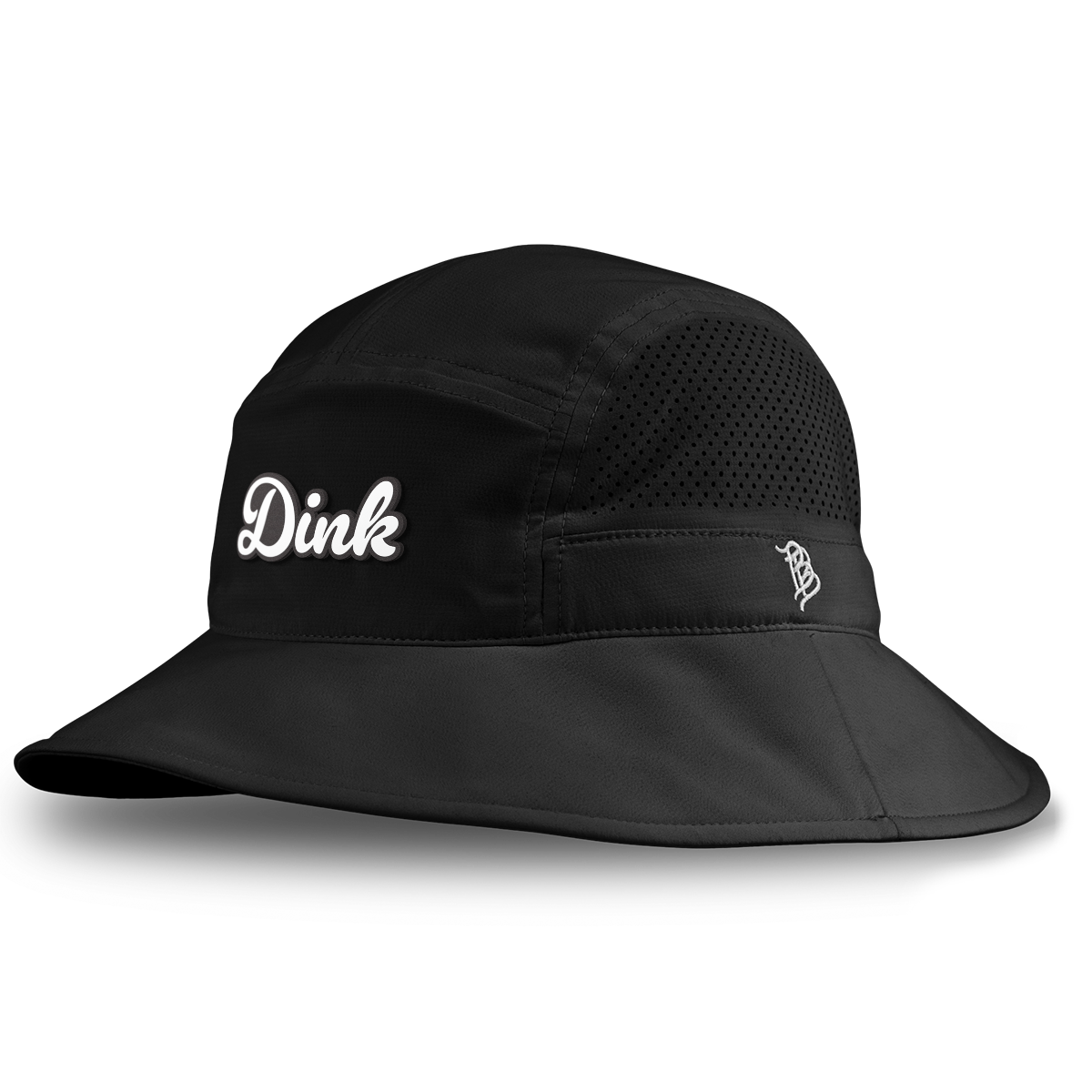 Dink Script DualActive™ Performance Bucket Hat Black