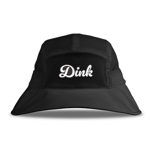 Dink Script DualActive™ Performance Bucket Hat Black