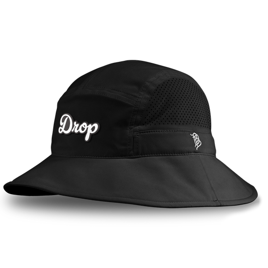 Drop Script DualActive™ Performance Bucket Hat Black
