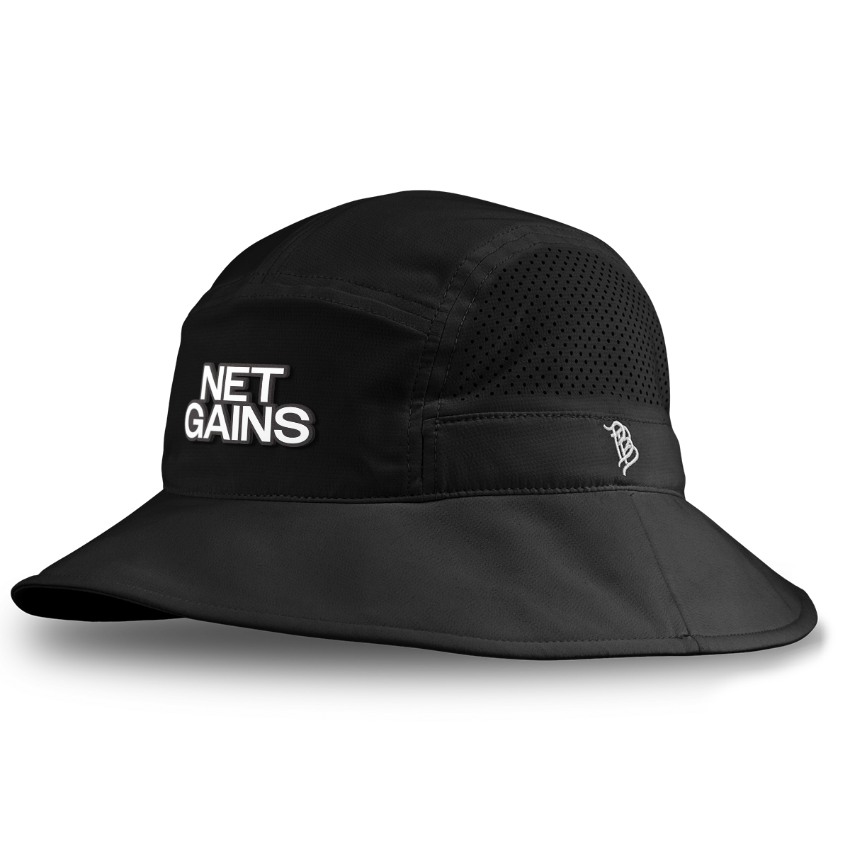 Net Gains DualActive™ Performance Bucket Hat Black