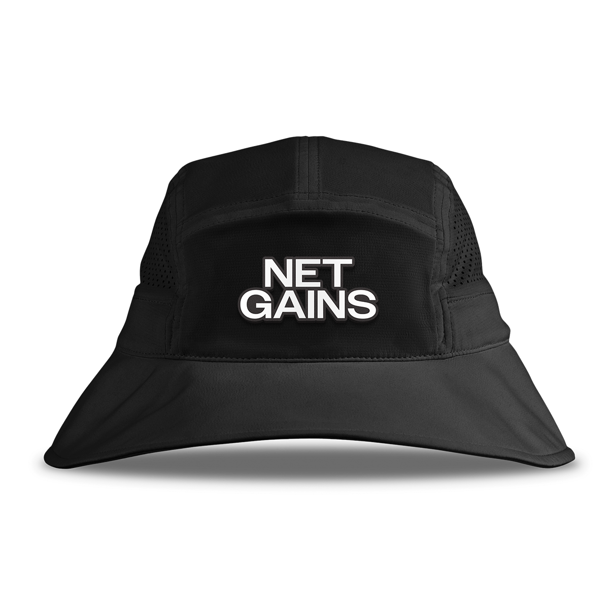 Net Gains DualActive™ Performance Bucket Hat Black