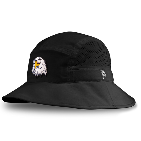 Party Eagle DualActive™ Performance Bucket Hat Black