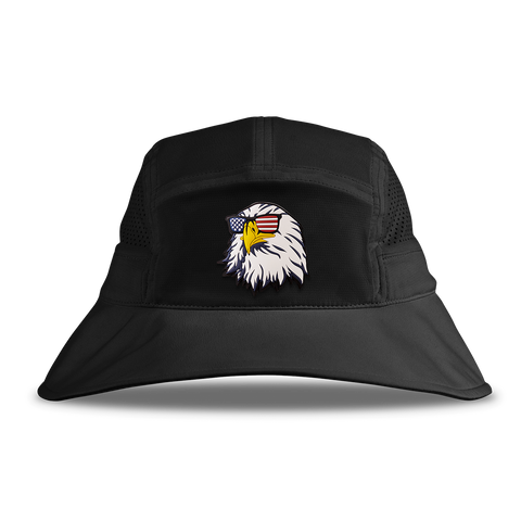Party Eagle DualActive™ Performance Bucket Hat Black
