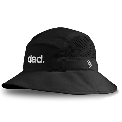 dad. DualActive™ Performance Bucket Hat Black