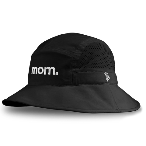 mom. DualActive™ Performance Bucket Hat Black
