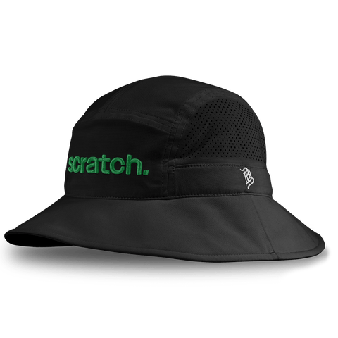 scratch. DualActive™ Performance Bucket Hat Black