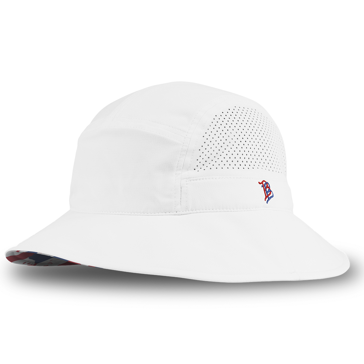Bare DualActive™ Performance Bucket Hat White/USA Camo