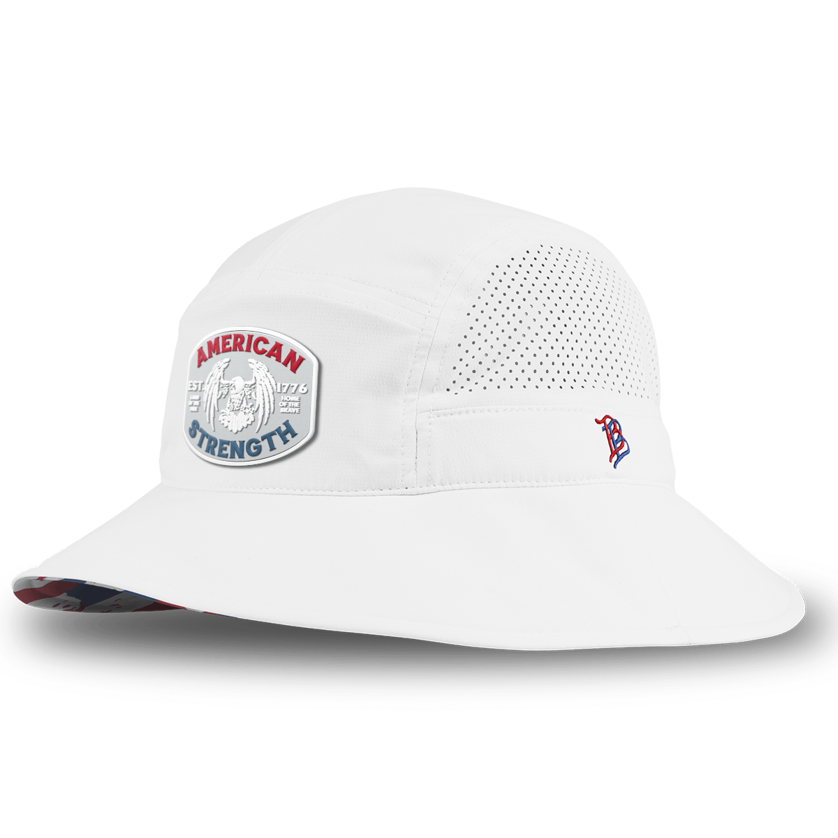American Strength USA DualActive™ Performance Bucket White/USA Camo