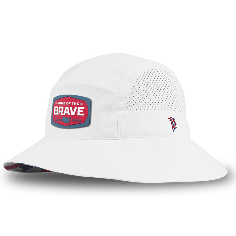 Home of the Brave DualActive™ Performance Bucket White/USA Camo
