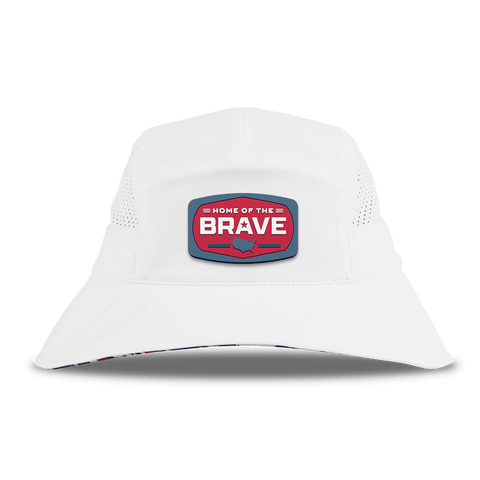 Home of the Brave DualActive™ Performance Bucket White/USA Camo