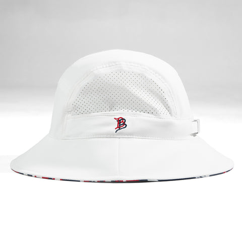 Party Eagle DualActive™ Performance Bucket Hat White/USA Camo