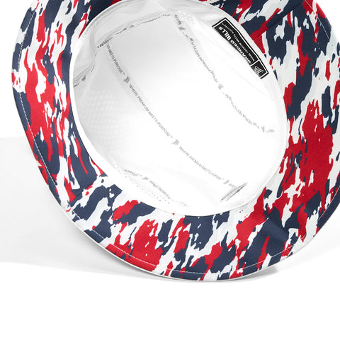 Party Eagle DualActive™ Performance Bucket Hat White/USA Camo