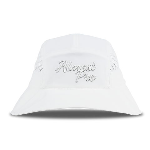 Hailey Ostrom "Almost Pro" DualActive™ Performance Bucket Hat White