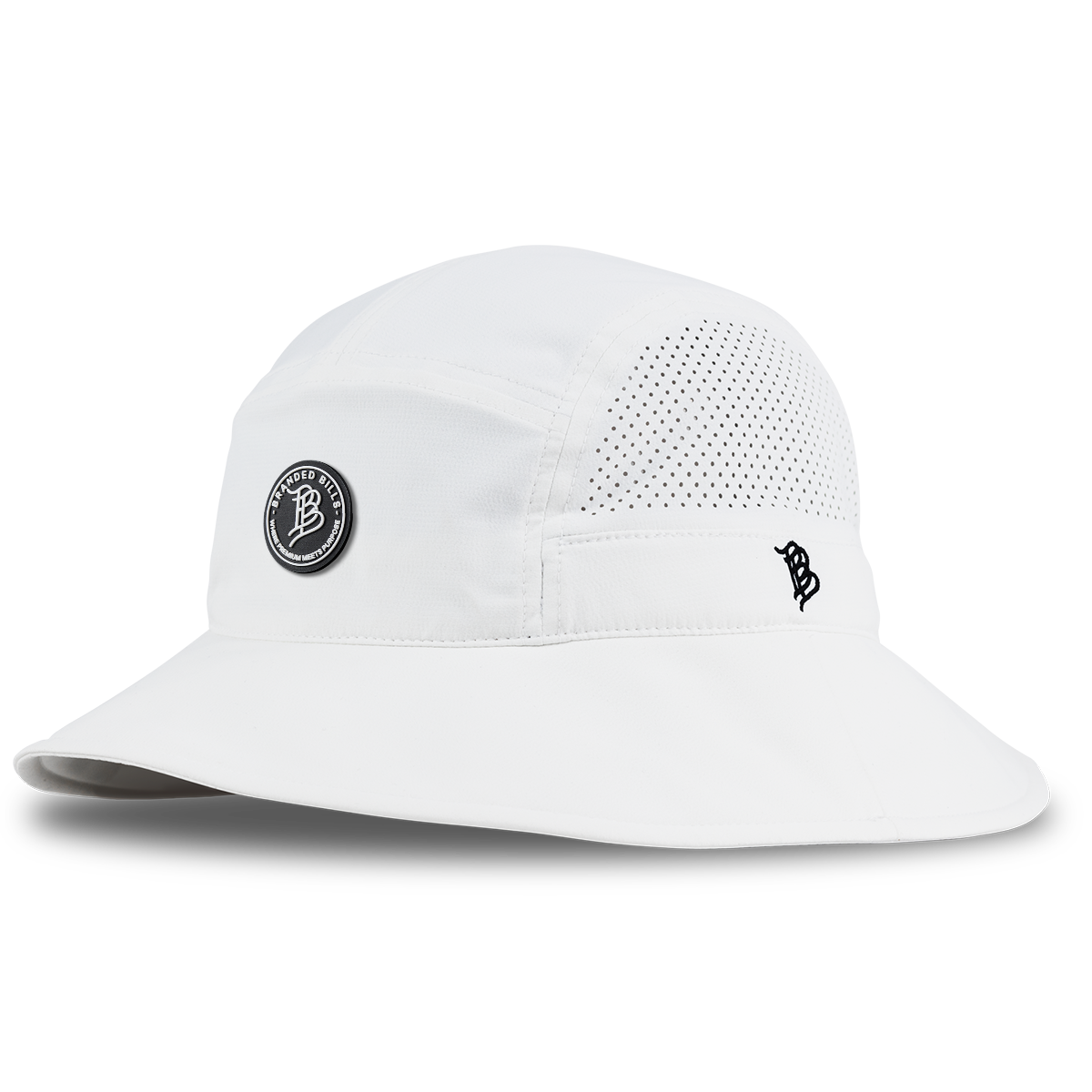 BB Premium Purpose PVC DualActive™ Performance Bucket Hat White