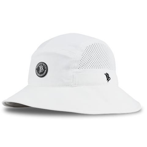 BB Premium Purpose PVC DualActive™ Performance Bucket Hat White