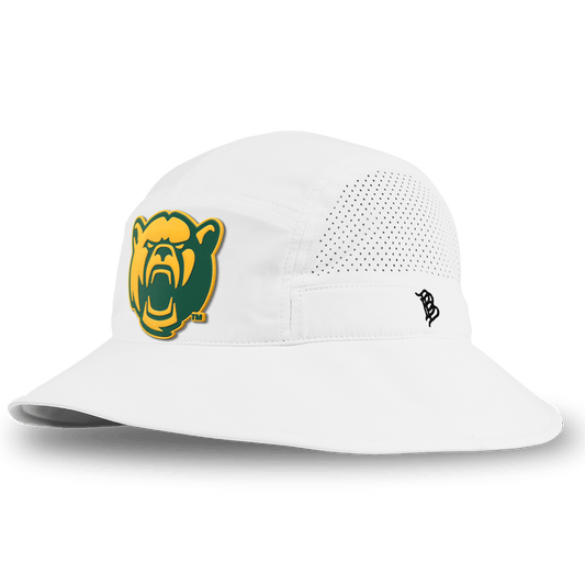 Baylor University "Baylor Bear" DualActive™ Performance Bucket Hat White